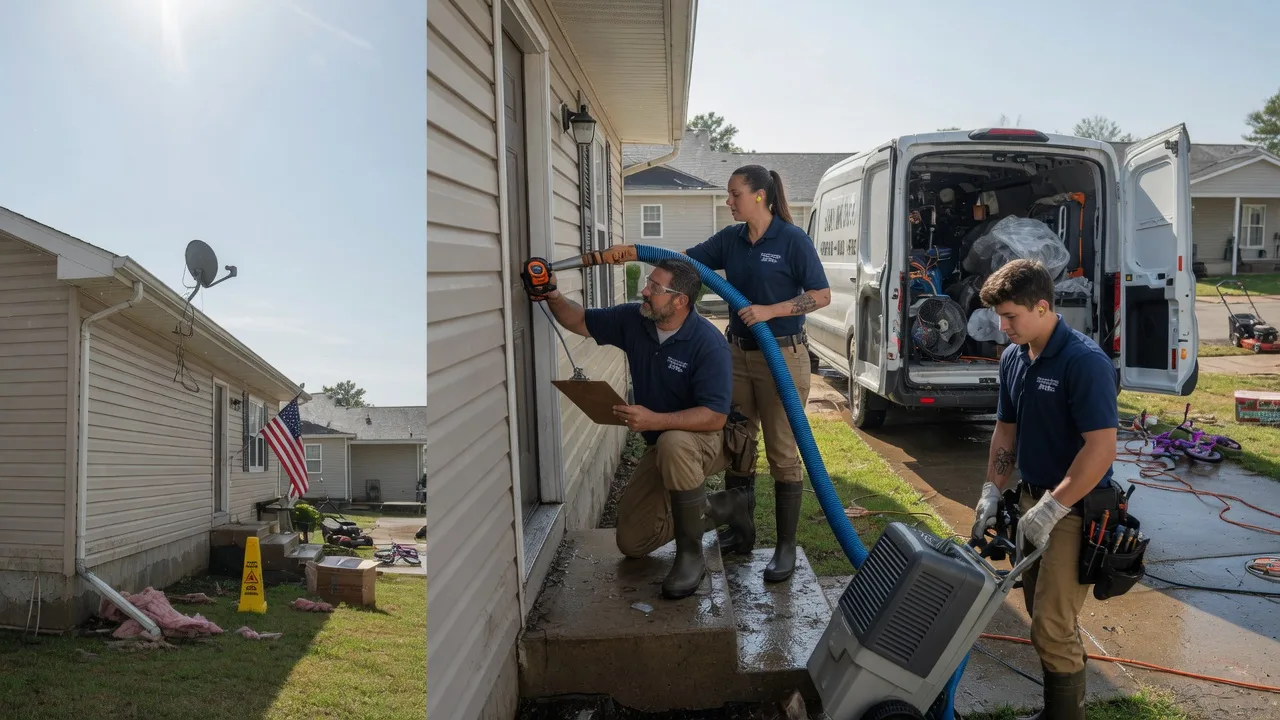 Ceiling Water Damage Restoration in Hamilton, OH near me